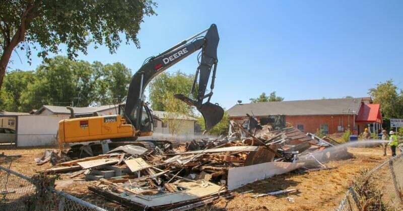 Residential excavation service in near McAllen, TX.