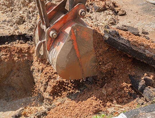 bulldozer - excavation in Sioux Rapids ,IA