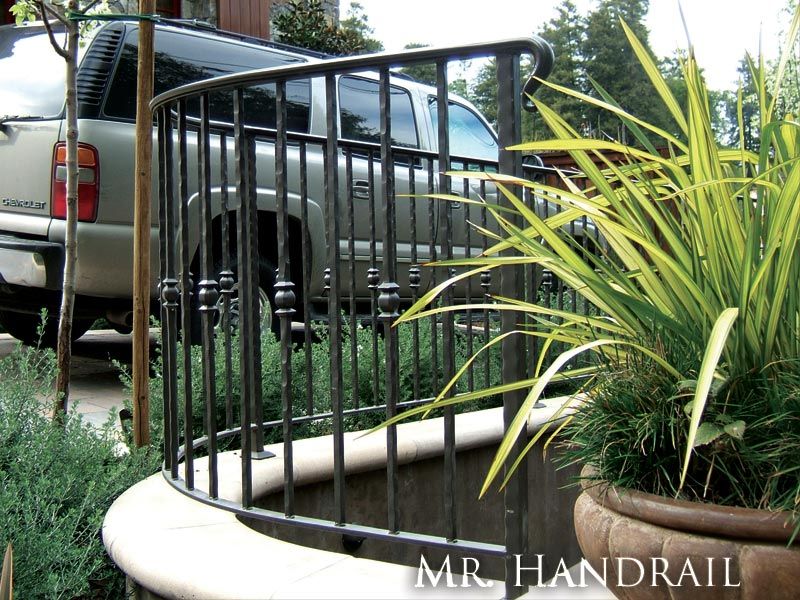 (SG-2) - Guard Rail - Mediterranean / Italian design with forged pickets