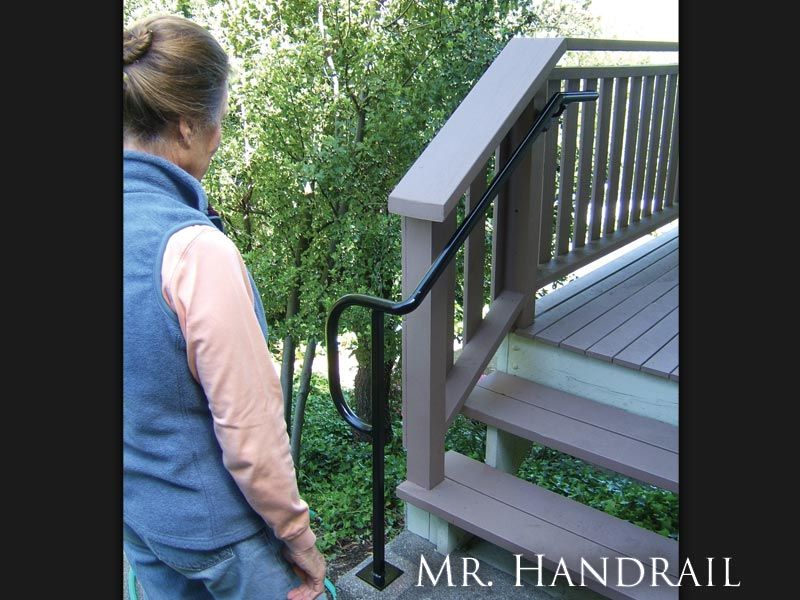 (EX-2) - Round Grab Rail - Add to wood deck where a grasping surface is needed
