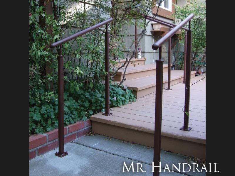 (EX-15) - Round handrail with bullet ends and shortened capped support posts