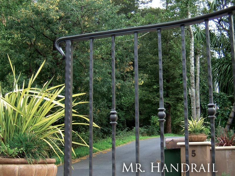 (SG-3) - Guard Railing - European-inspired hand forged pickets