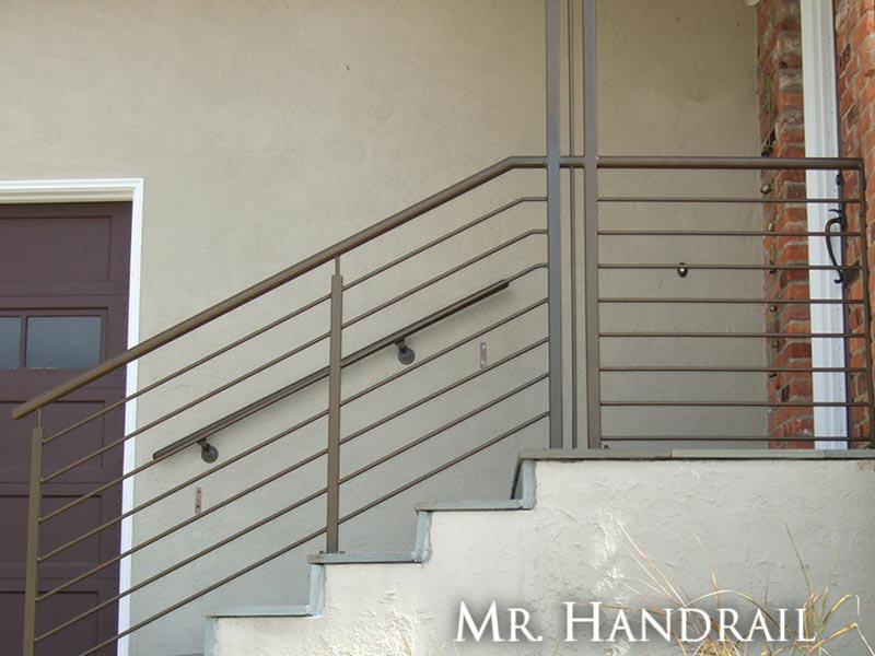 Contemporary Guard Rail With Post Design