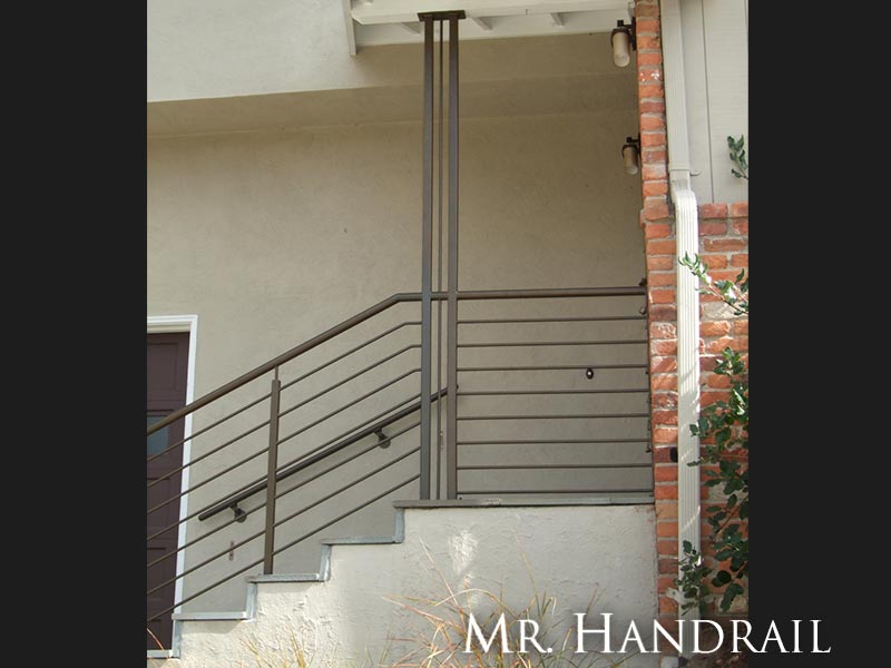 Contemporary Guard Rail With Post Design