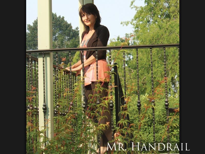 (SG-7) - Beautiful Lady and Gaurd Railing - It is her looking good again I am a lucky guy