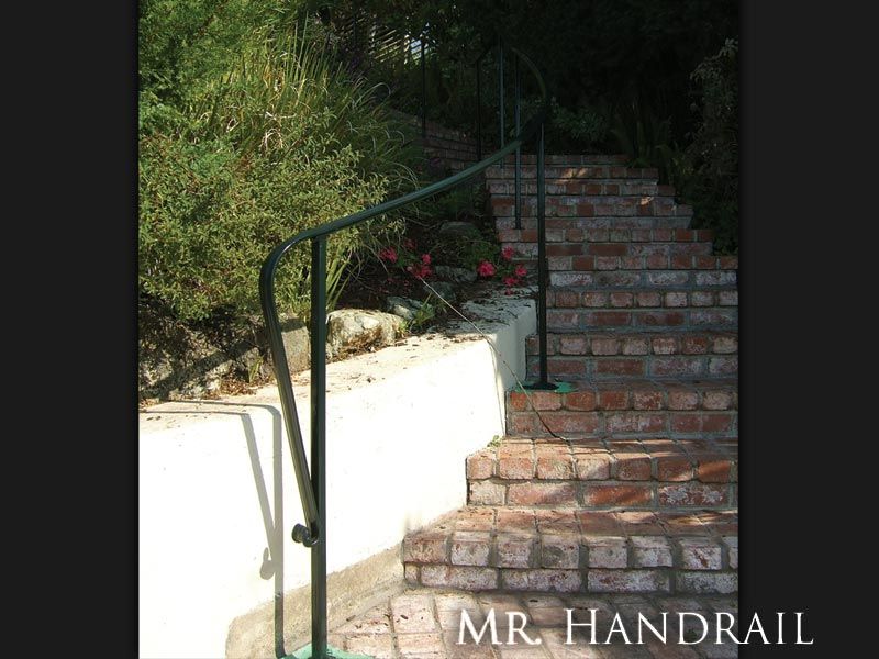 (EX-27) - Spiral Grab Rail - Moulded cap rail radiused to match stair