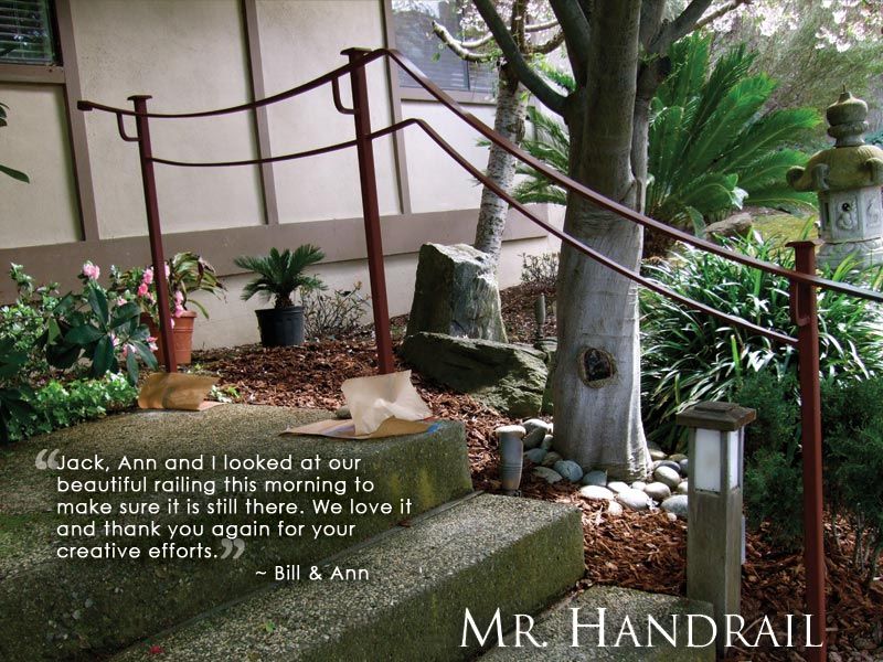 (EX-1) - Japanese garden handrail