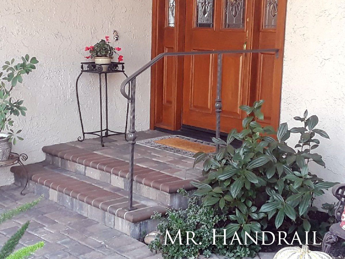 Mr. Handrail - EX-104 - Molded cap Railing with decorative posts