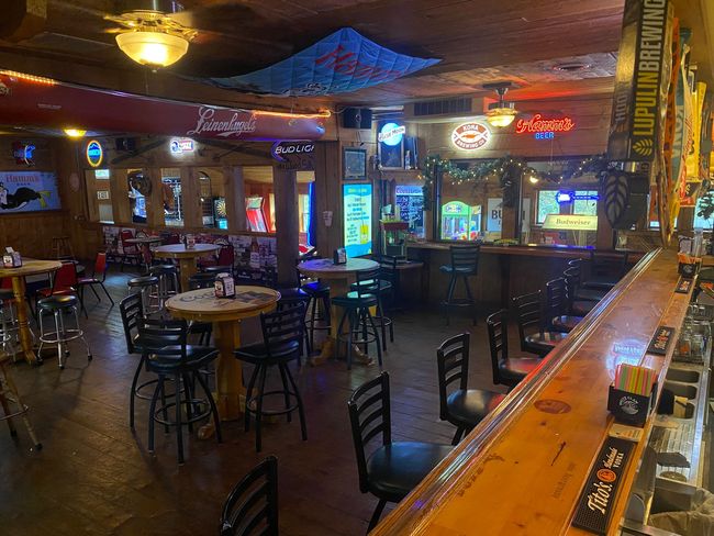 A flight of craft beer