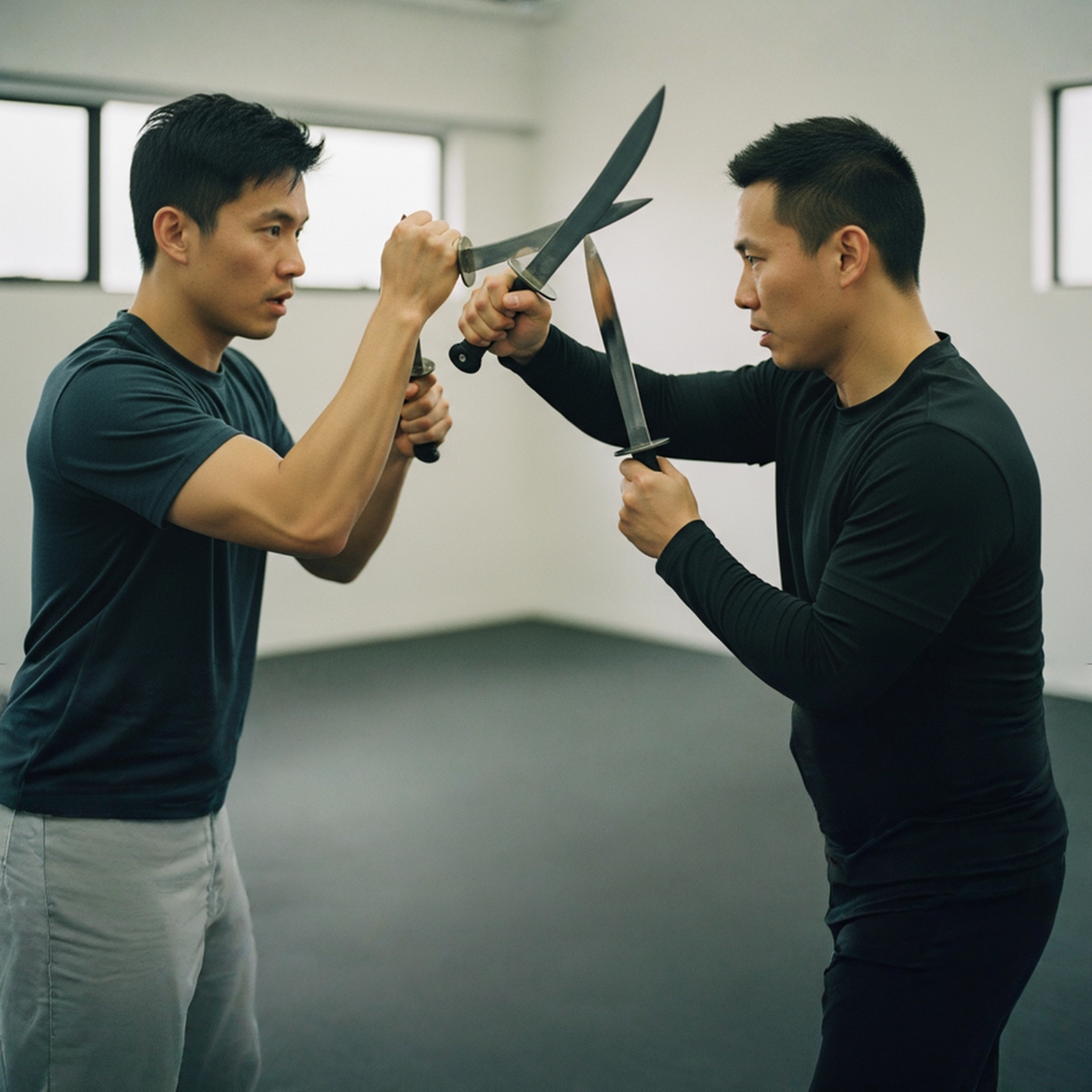 A woman is looking at a bag of food in a grocery store.