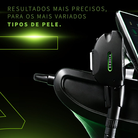 Tecnologia de depilação a laser e rejuvenescimento TH3ROS para todos os tons de pele