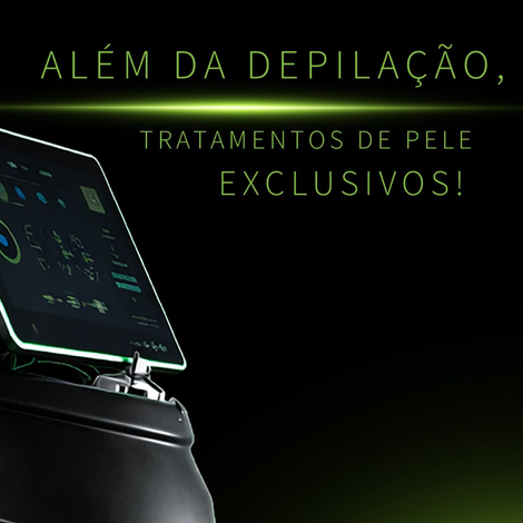 Tecnologia de depilação a laser e rejuvenescimento TH3ROS. Exclusivo Não+Pelo