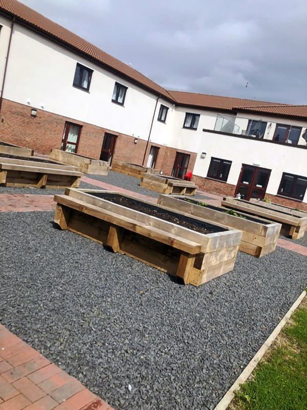 View of Whiteford House garden