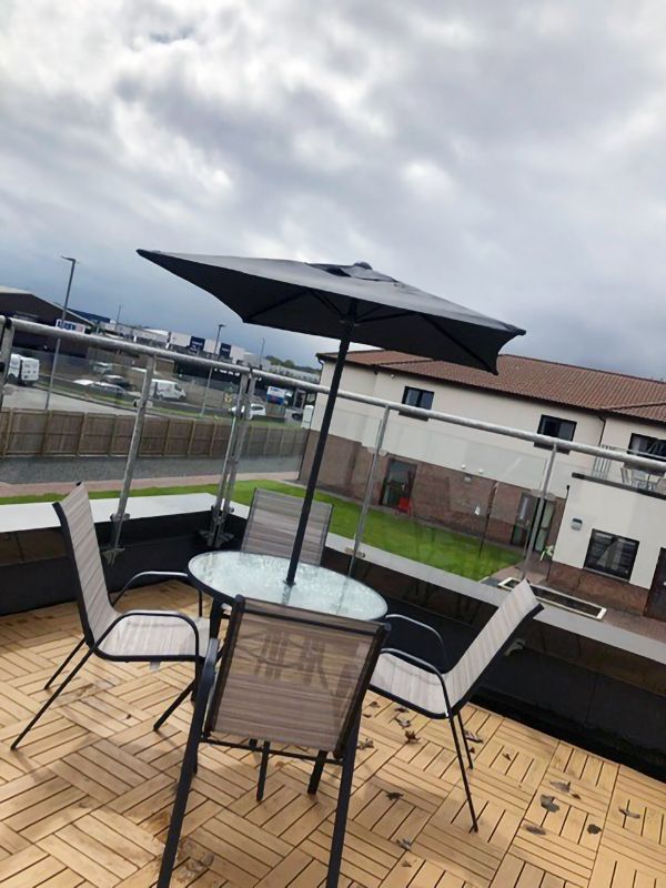 View of Whiteford House patio