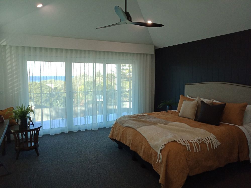 A Bedroom Curtain In Central Coast