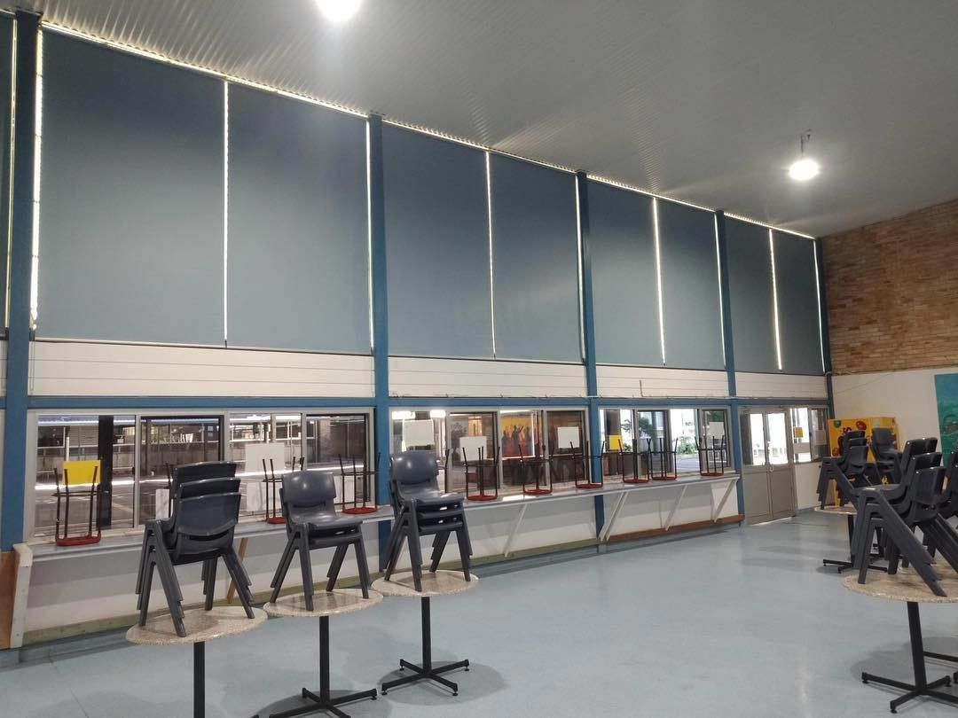 Roller Blinds For A School