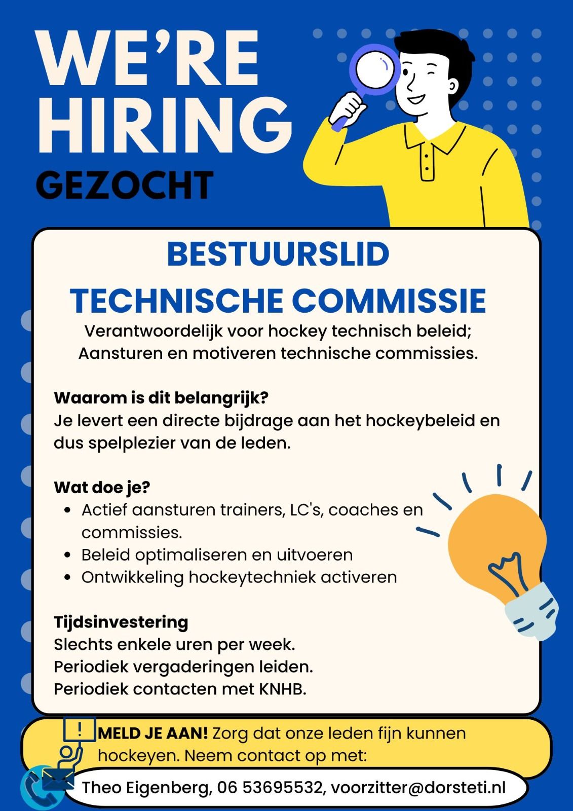 Vrijwilliger Inkoop Dorsteti gezocht