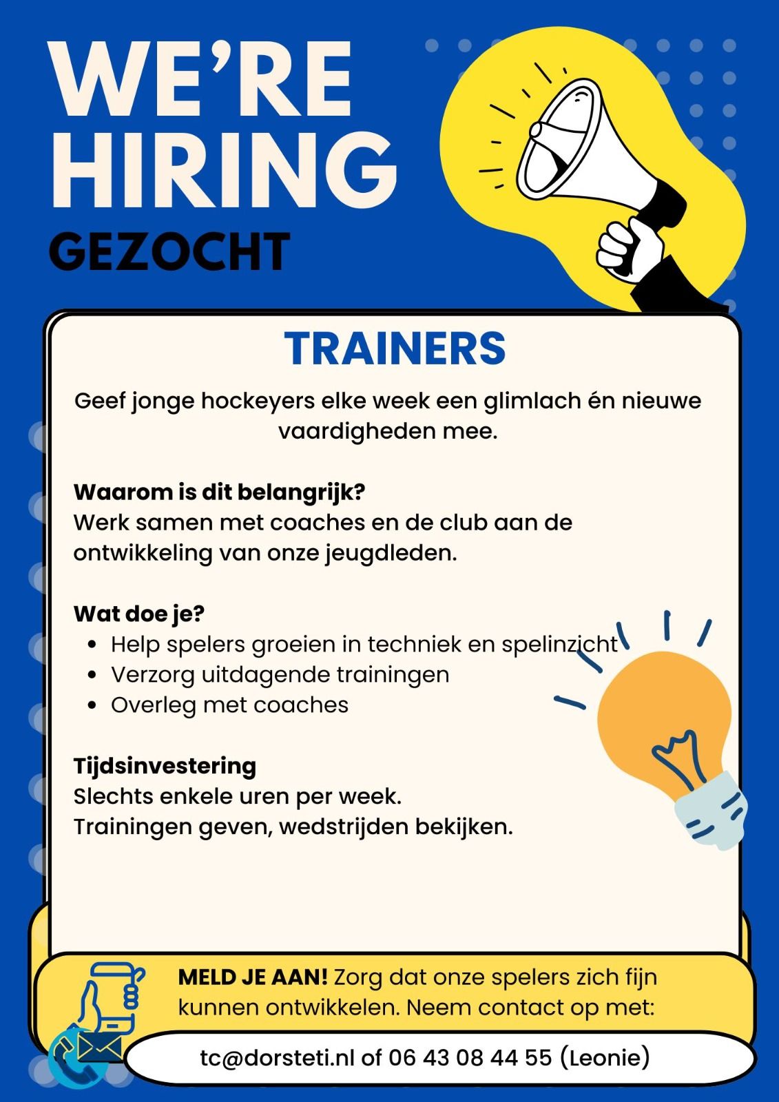 Vrijwilliger Inkoop Dorsteti gezocht