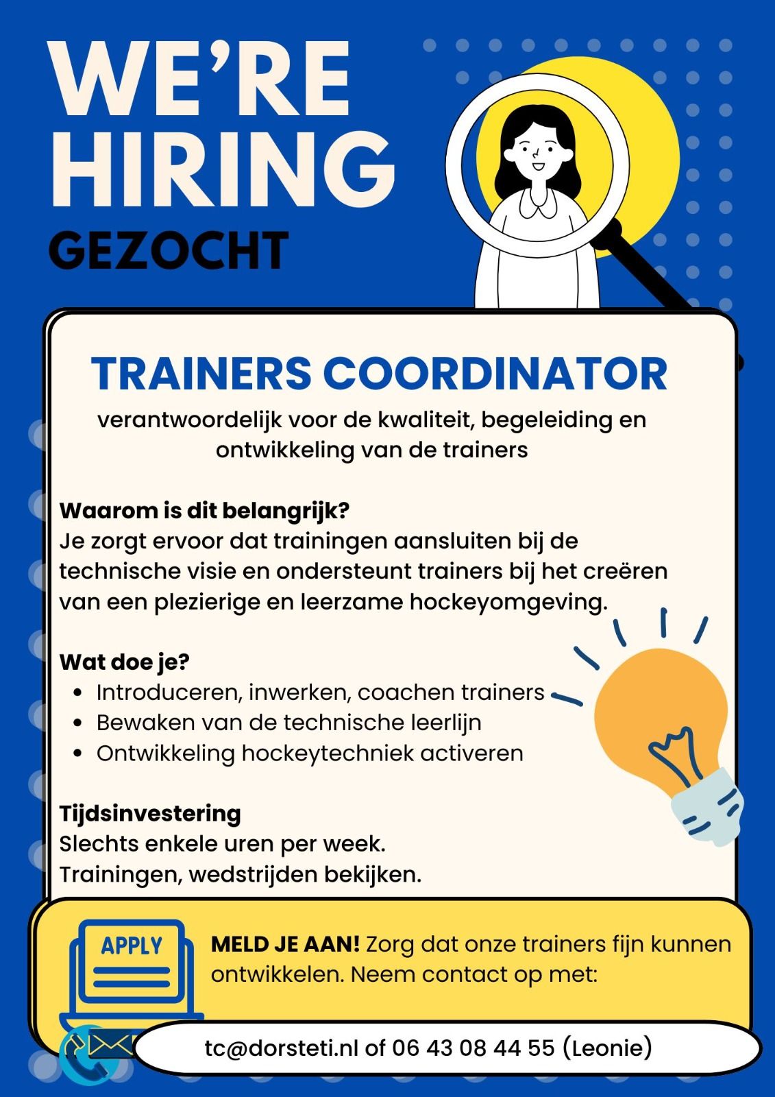 Vrijwilliger Inkoop Dorsteti gezocht