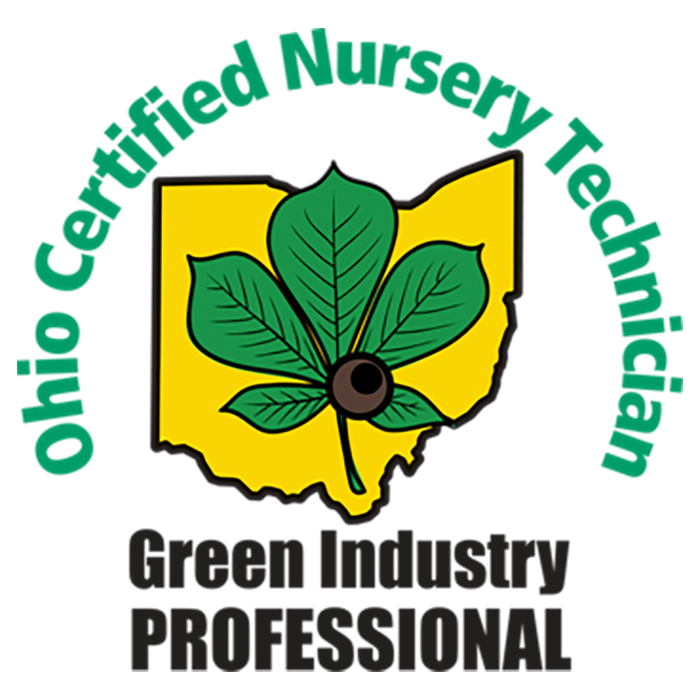 Chidsey Landscape & Design - serving Northeast Ohio - are Ohio Certified Nursery Technicians