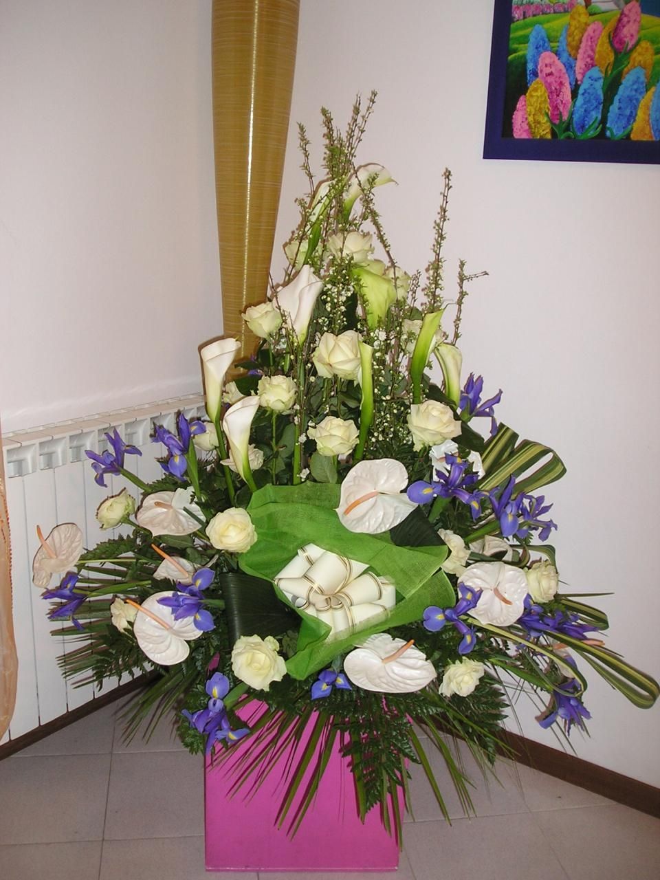 Addobbo floreale per funerale