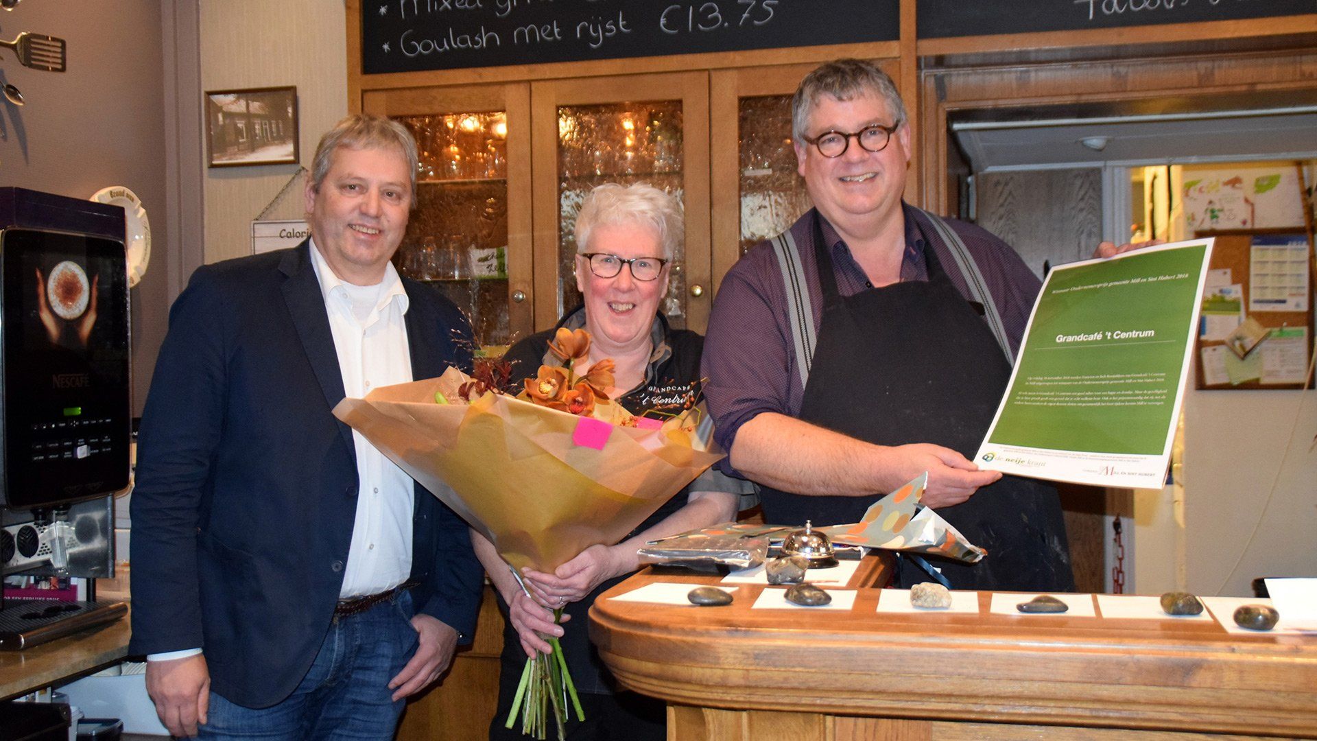 Winnaar ondernemersprijs t Centrum