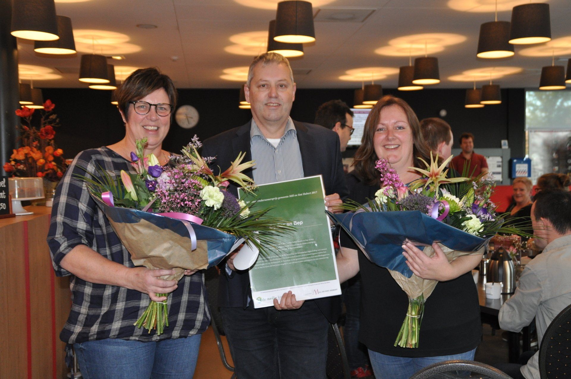 Winnaars ondernemersprijs Bij Sas en Bep