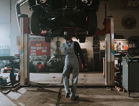 man repairing