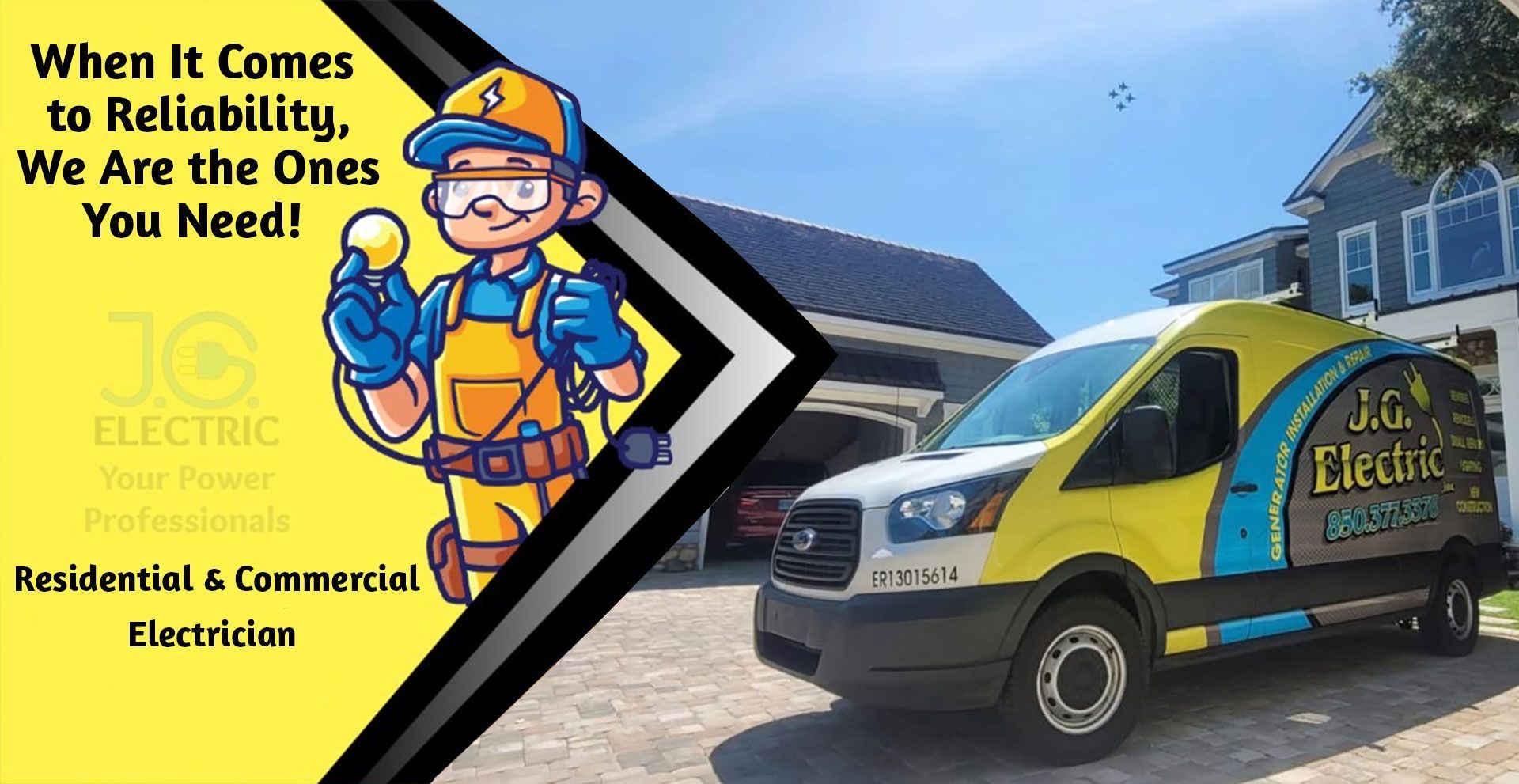 electrician holding a light bulb