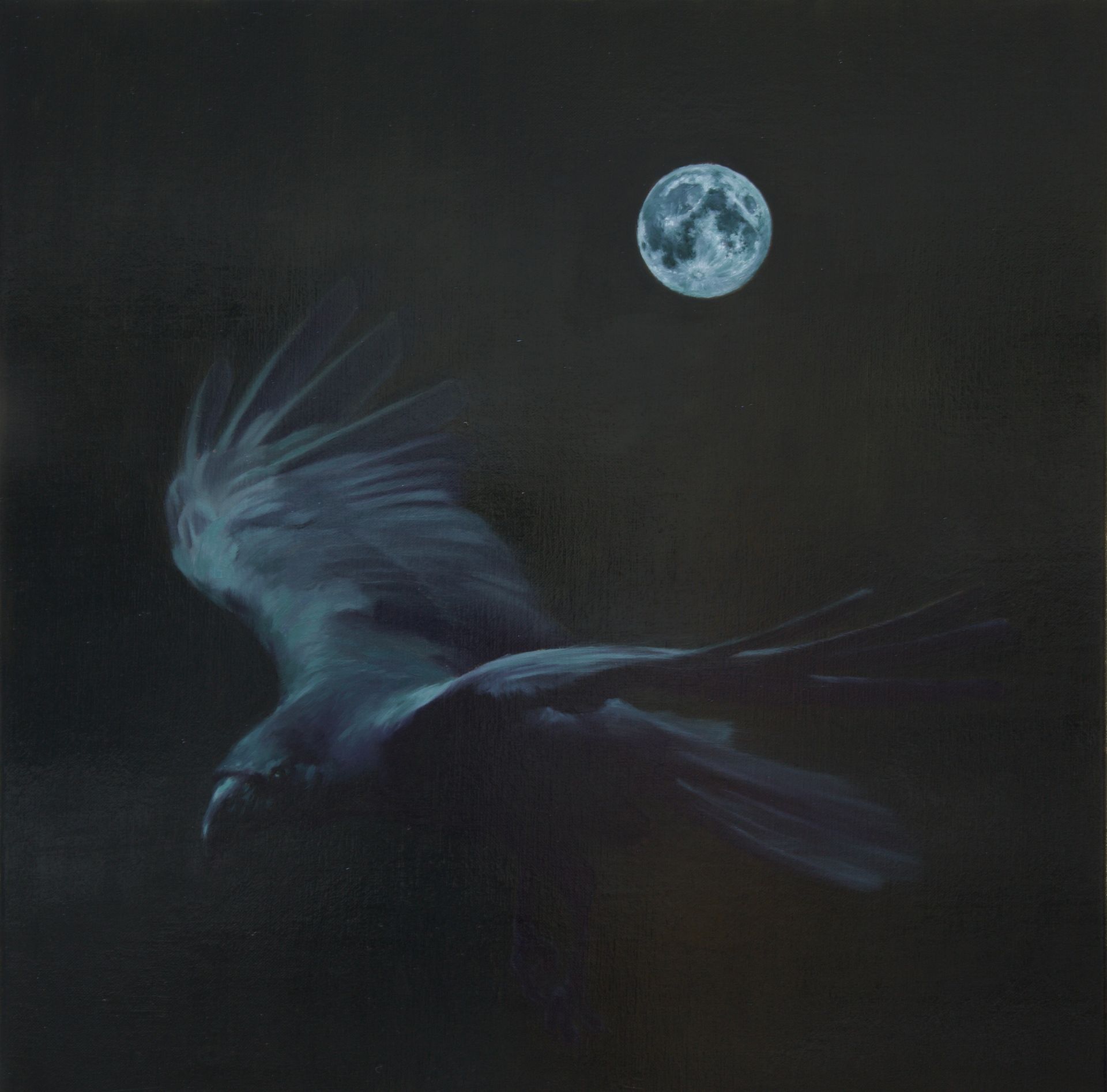 Pasi Tammi - I am still here, öljy kankaalle