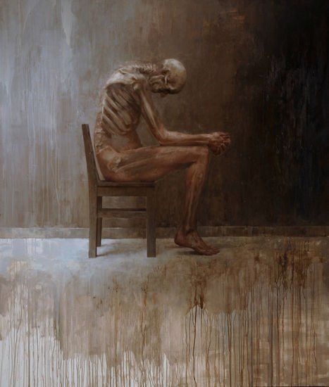 Pasi Tammi - Pitkä aika, öljy kankaalle