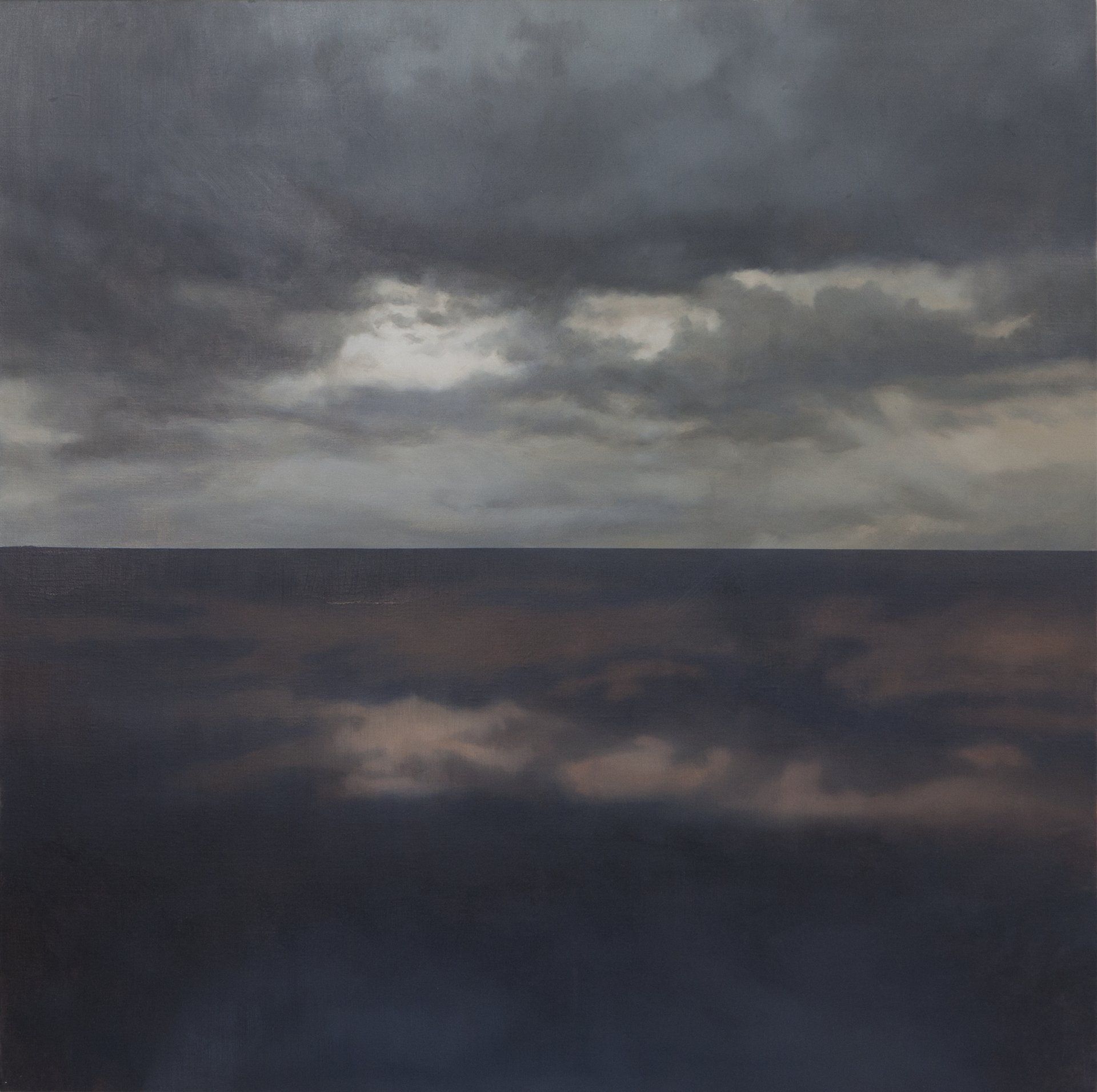 Pasi Tammi - Yön tummien vesien yllä lepää päivä II, öljy kankaalle