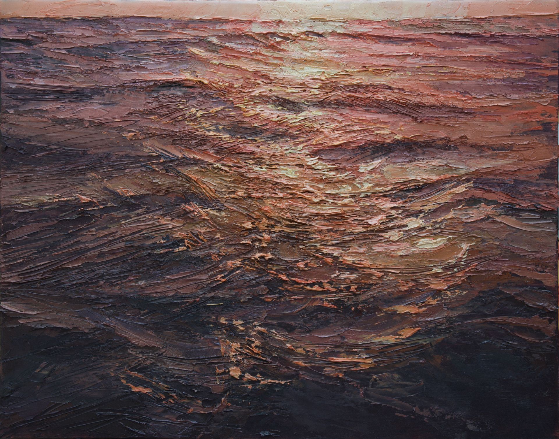 Pasi Tammi - Flood III, öljy kankaalle