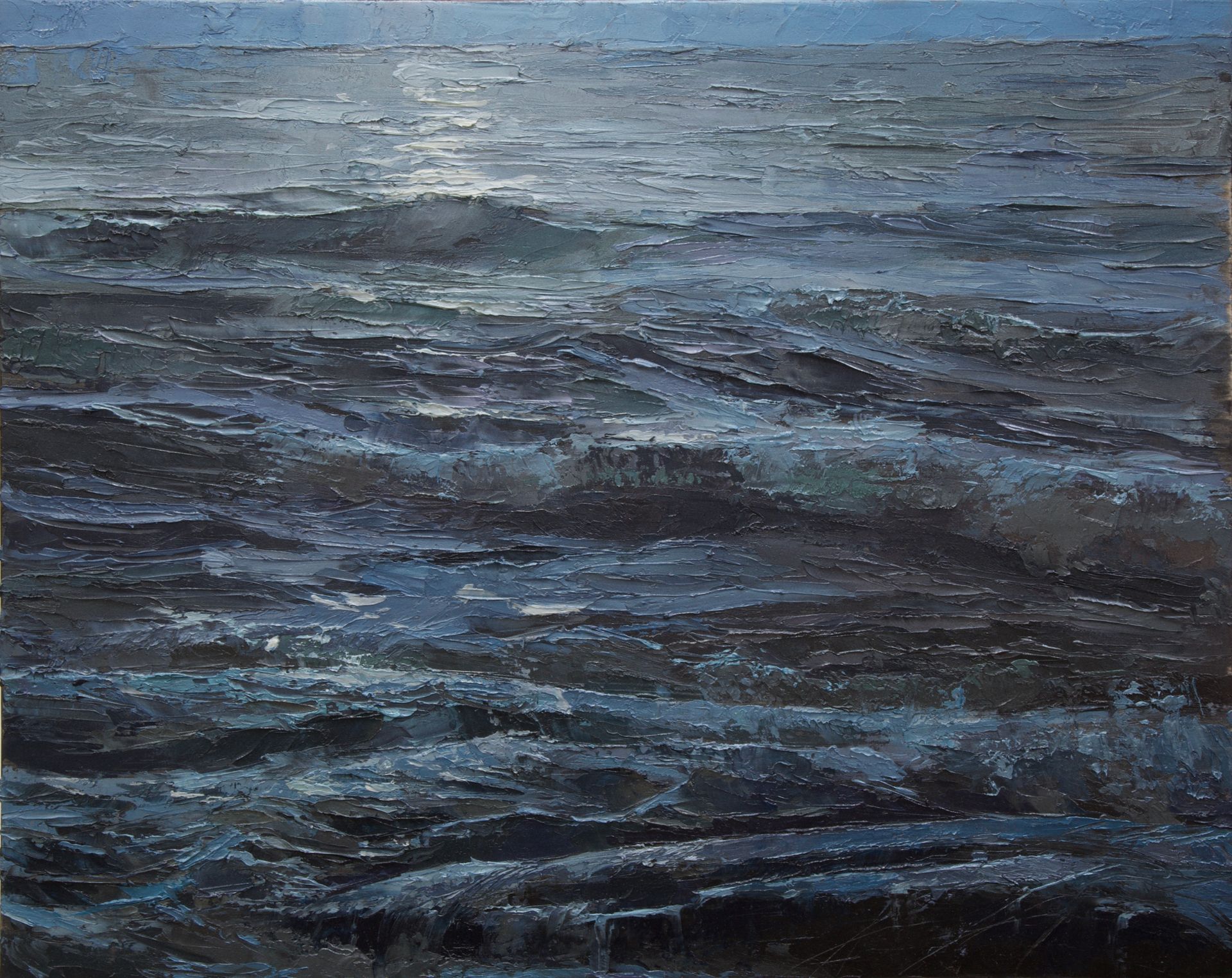 Pasi Tammi - Flood V, öljy kankaalle