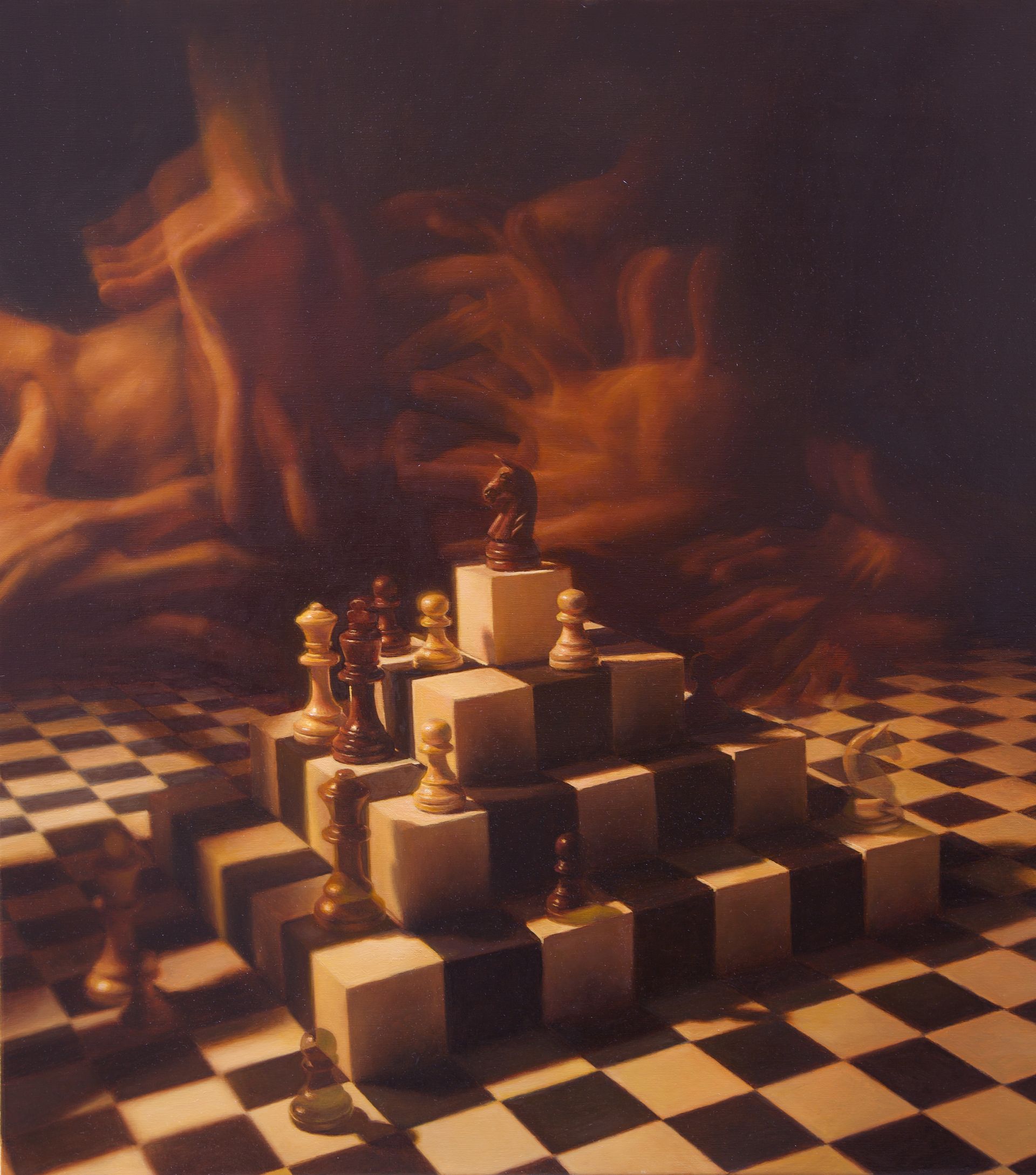 Pasi Tammi - Illusion, öljy kankaalle