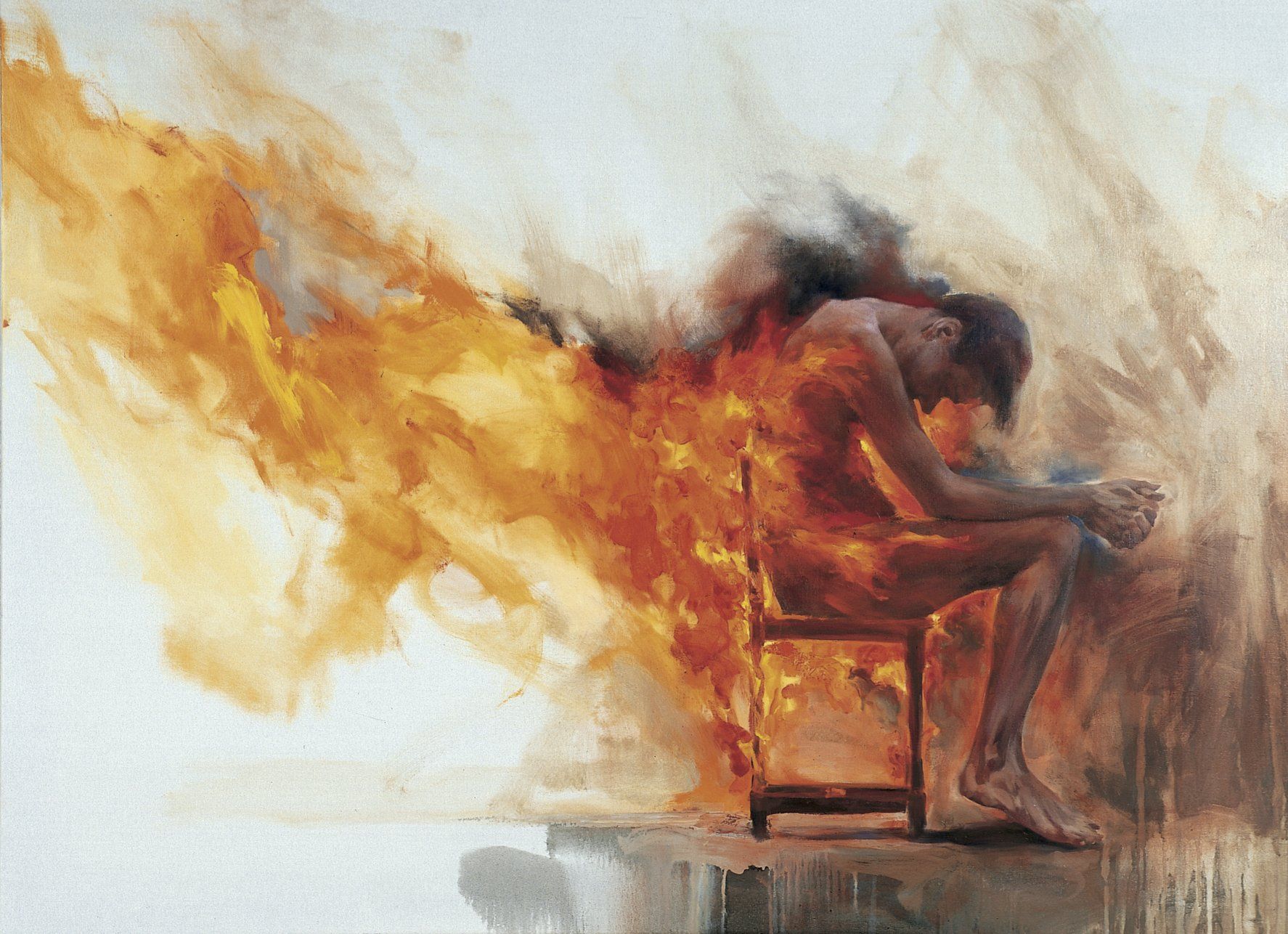 Pasi Tammi - Minä kestän, öljy kankaalle