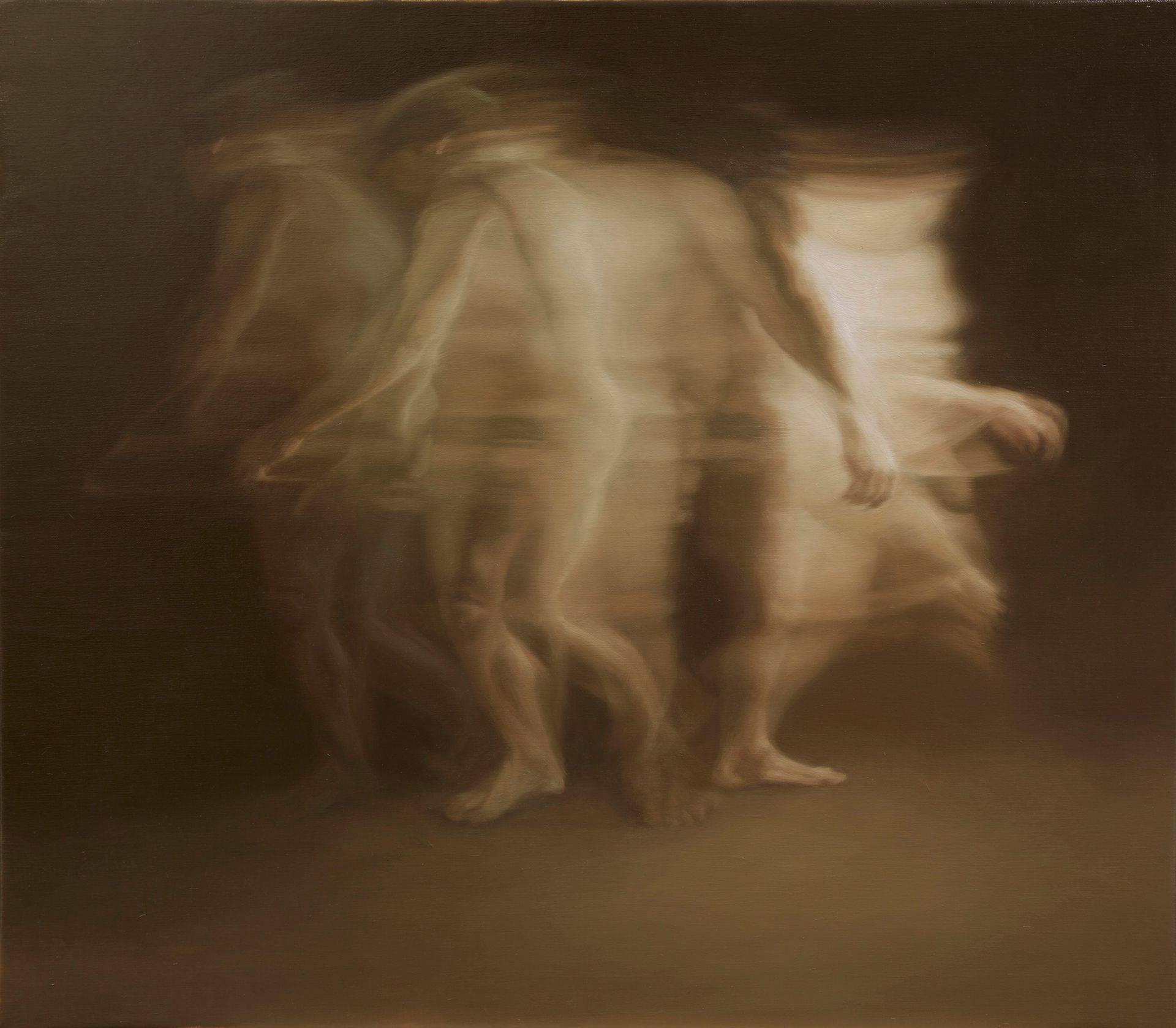 Pasi Tammi - Passing by, öljy kankaalle, 2024