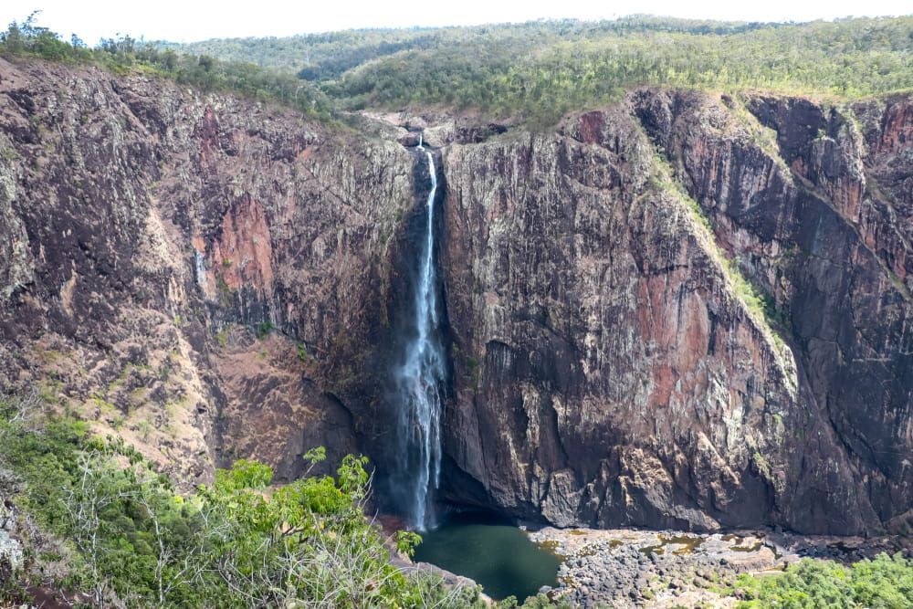 There is a Waterfall in the Middle of a Cliff — NQ Tropical Pools & Renovations in Ingham, QLD