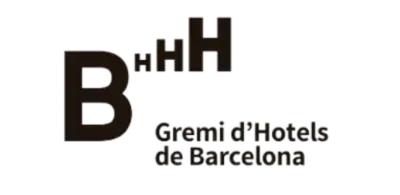 Logotipo del Gremi d'Hotels de Barcelona, ​​en el que aparece el texto 