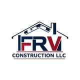 Logo for IFRV Construction LLC featuring the company name in dark blue and red text topped by a stylized house roof icon.