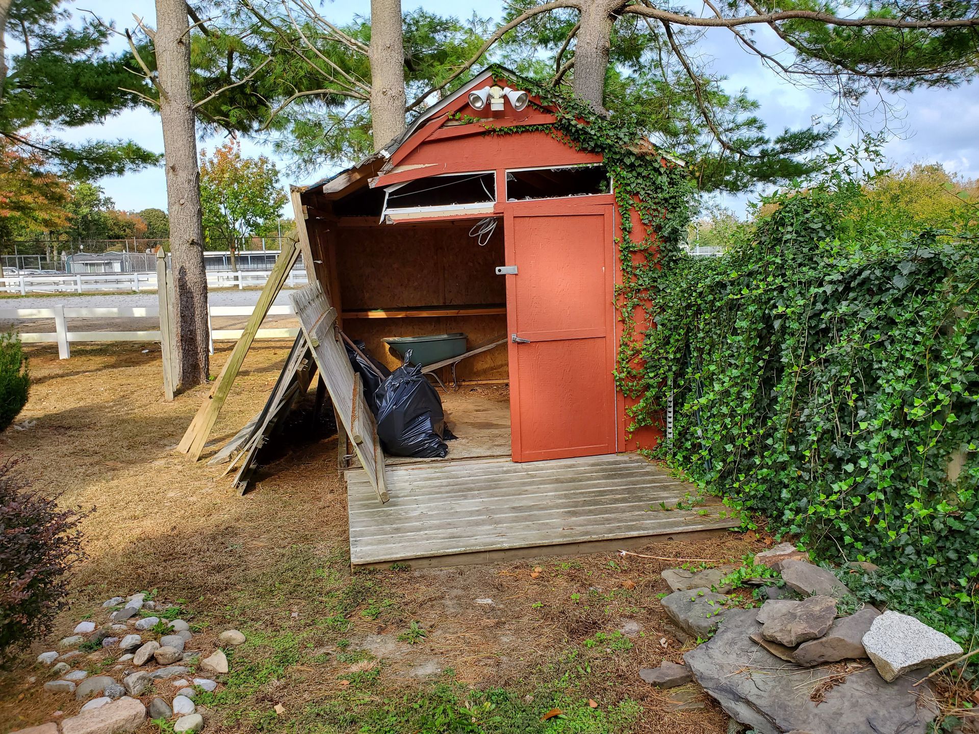 Shed Demolition Before Image