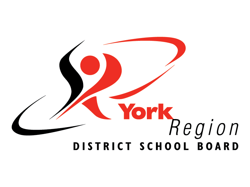 The logo for the york region district school board
