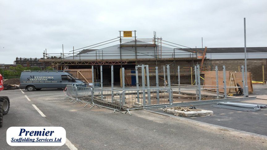 building scaffolding