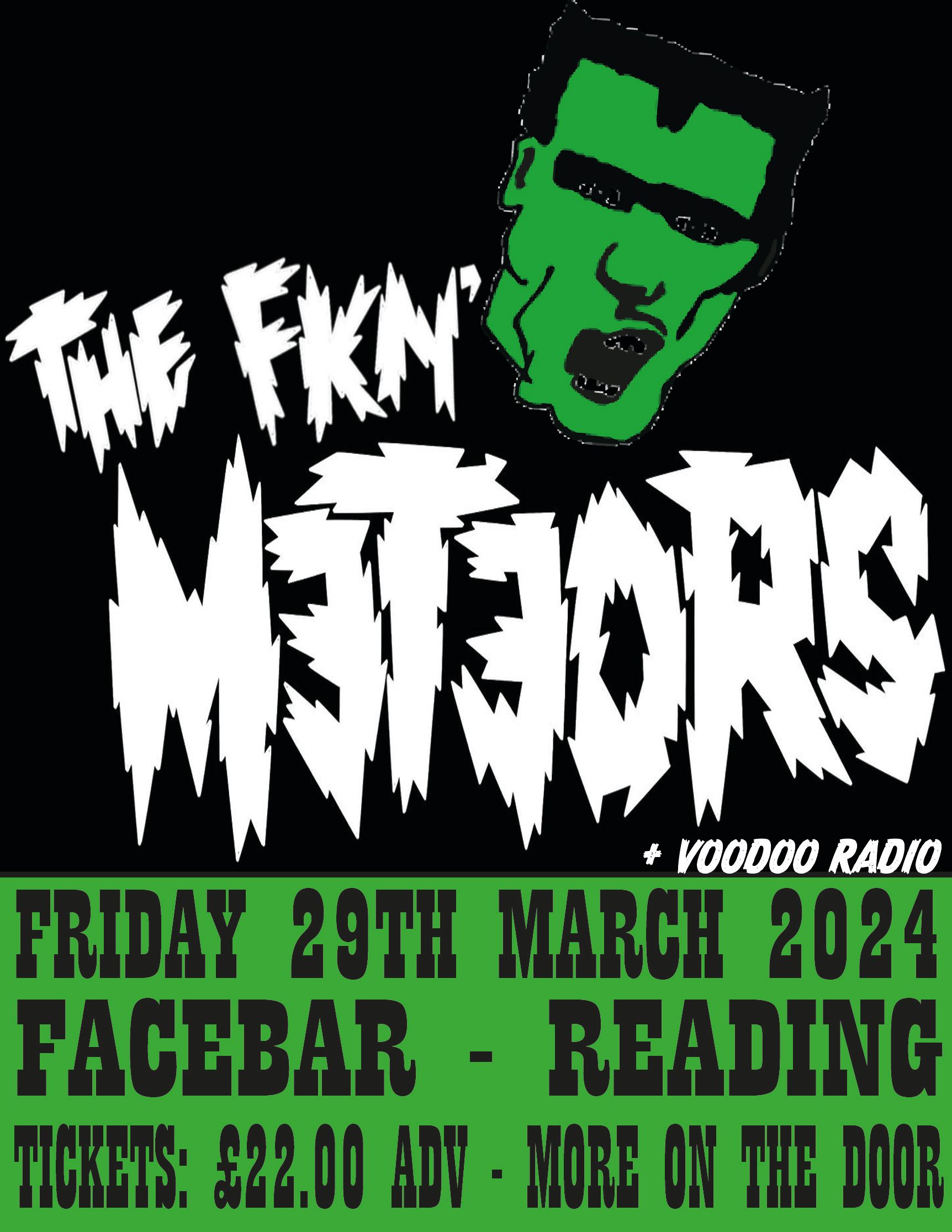 A poster for the fkn meteors on friday march 29th