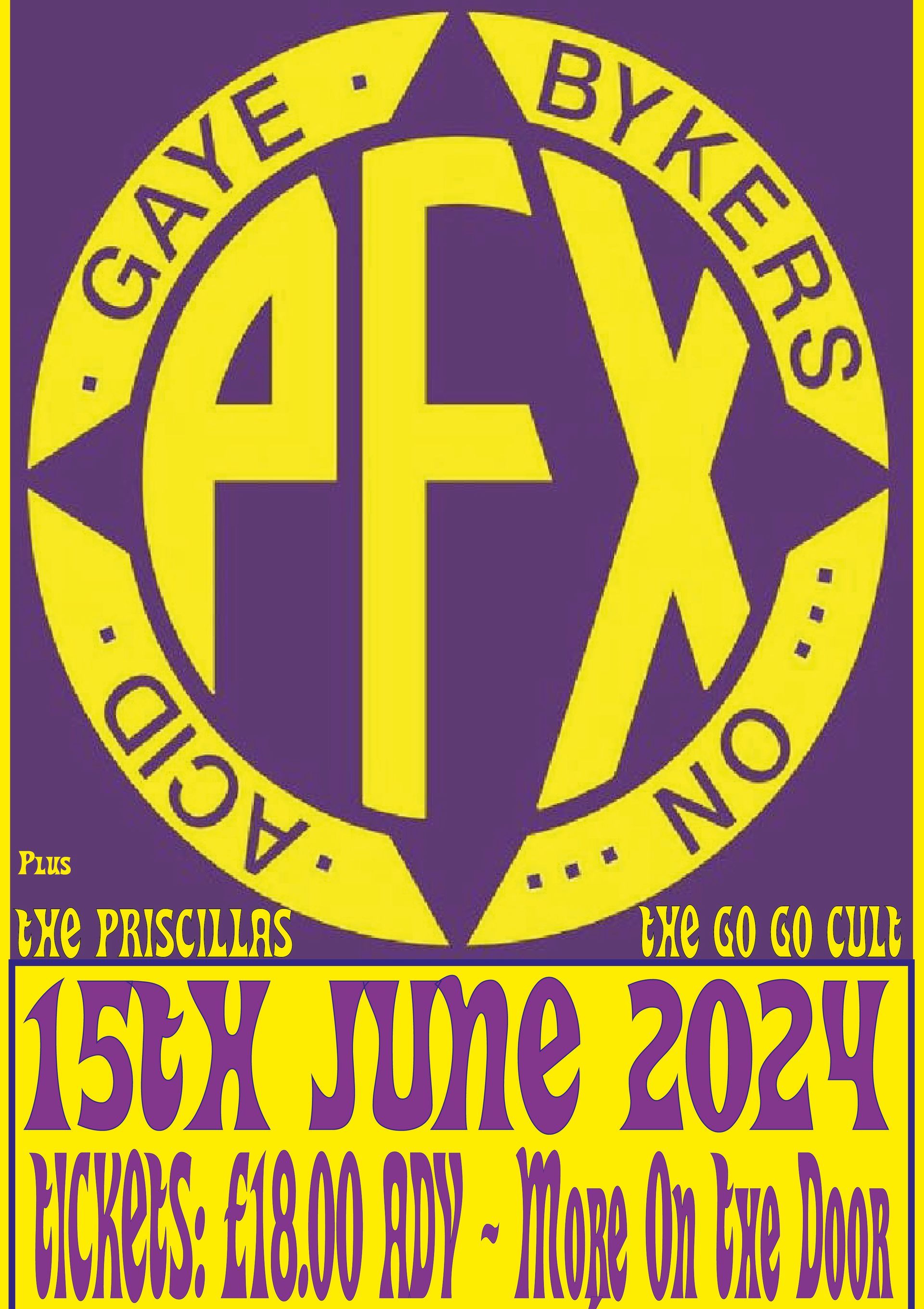 A poster for a concert called afx on june 15th 2024