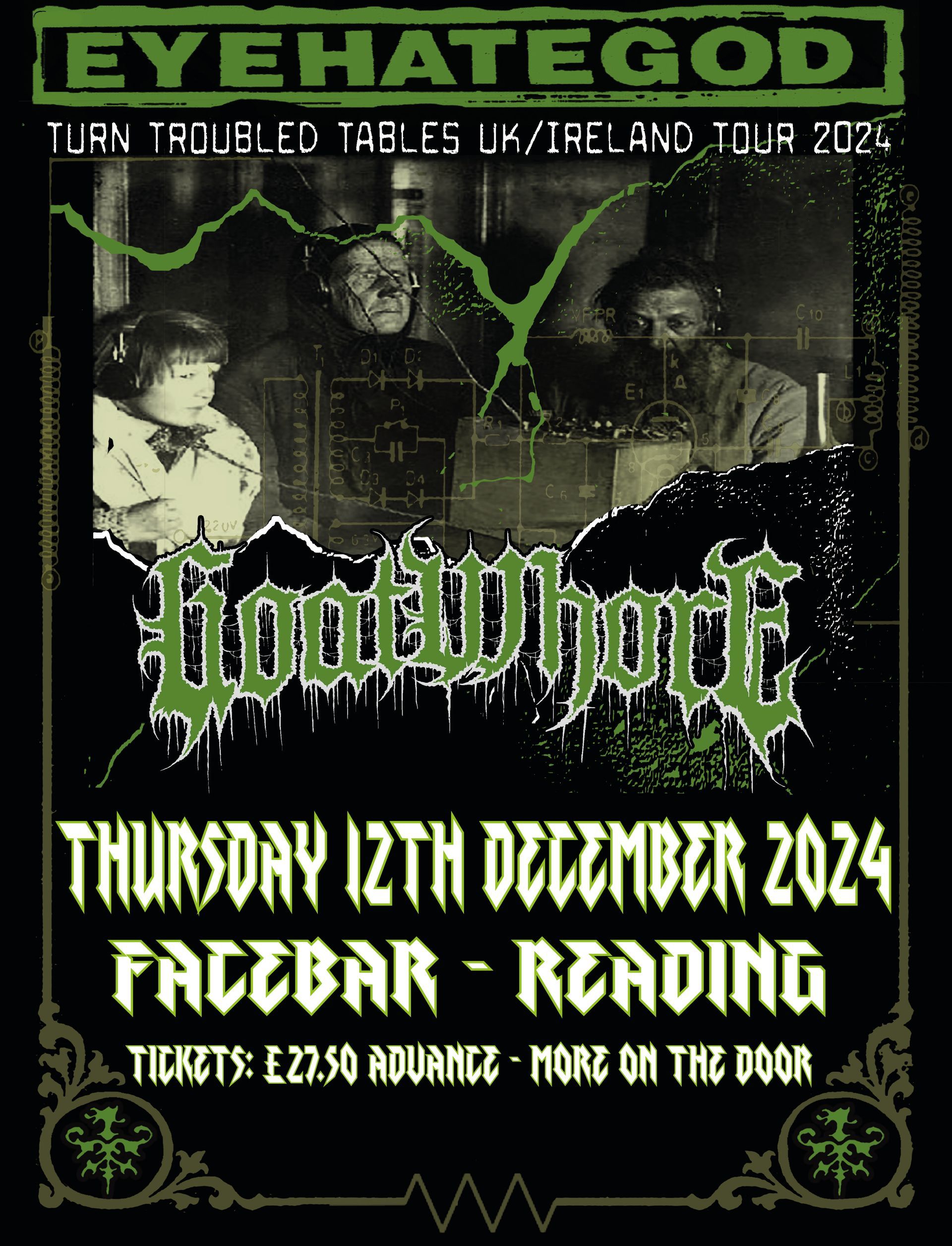 A poster for a concert called eyehategod