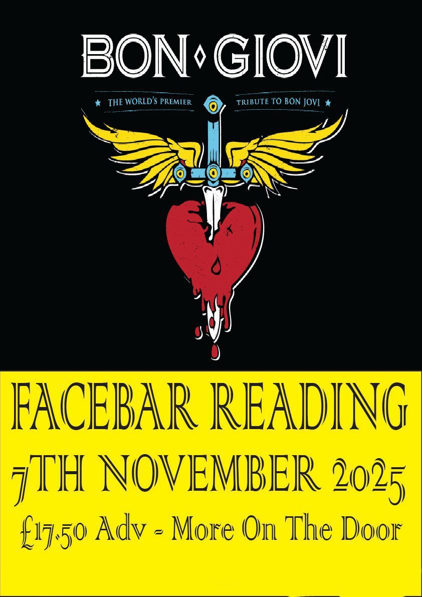 A poster for bon giovani facebar reading on november 7th