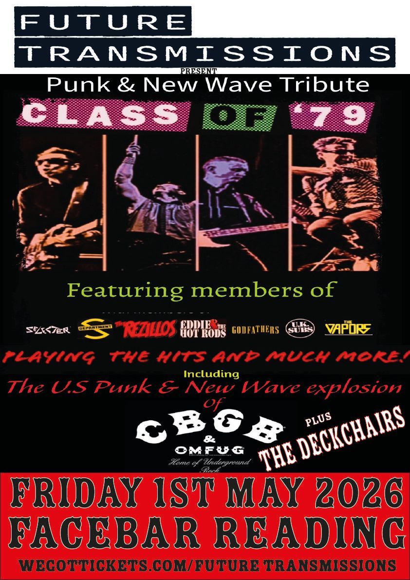 A poster for a band called Class of '79