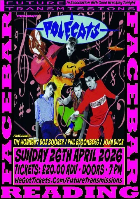 An old picture of The Polecats for a record shoot