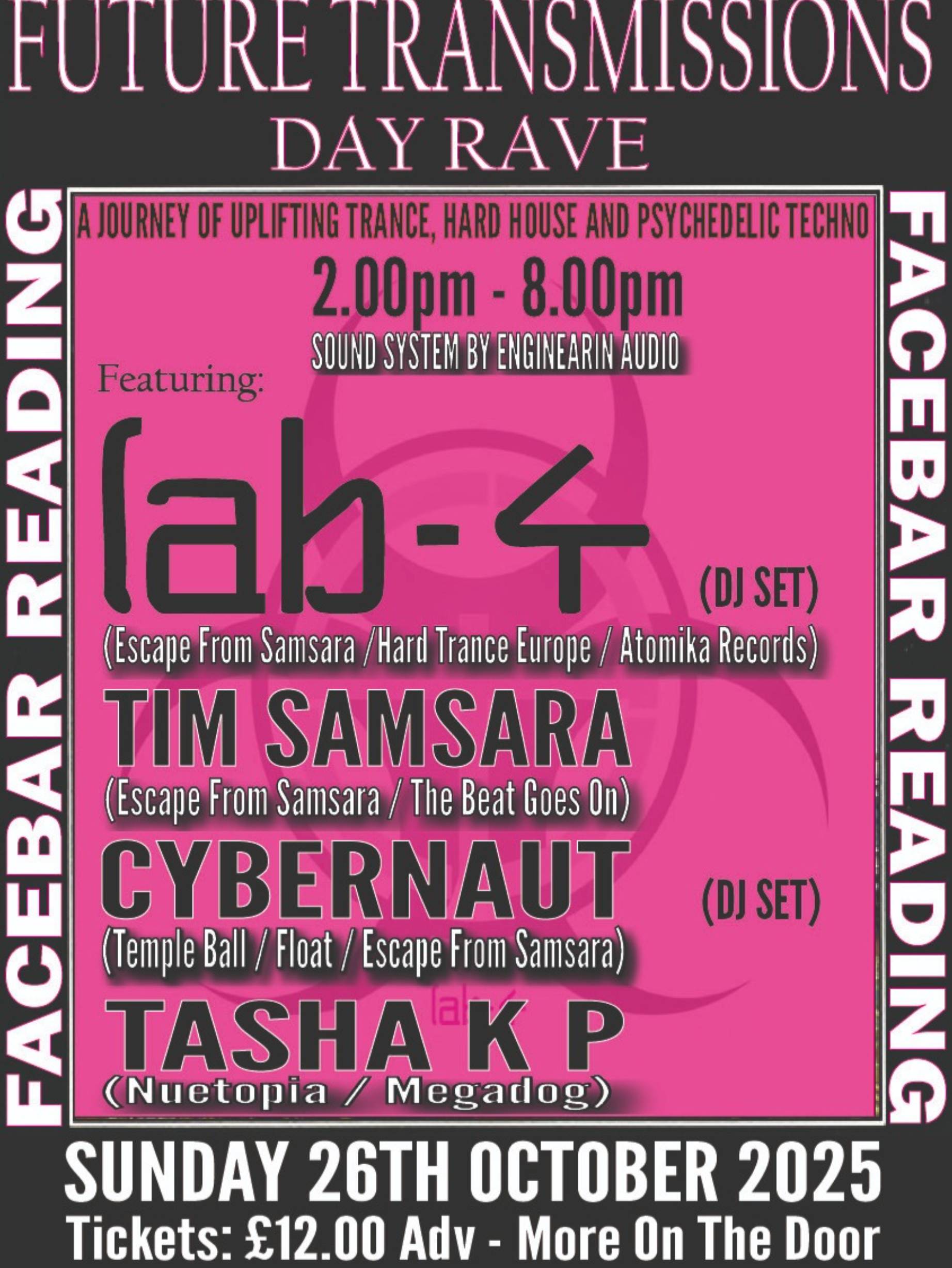 Day Rave 2pm to 8pm - Oct 26th